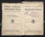 Strona tytułowa Przedwiośnia z 1928 roku Źródło: Przedwiośnie : powieść | Polona, domena publiczna