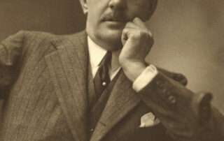 Portret Giacomo Pucciniego, kompozytora (1858-1924). Zdjęcie autorstwa Attilio Badodi, Mediolan, 1924 r.