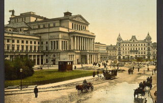 Teatr Wielki, Warszawa, Polska Źródło: Library of Congress Prints and Photographs Division Washington, D.C. 20540 USA, https://www.loc.gov/pictures/item/2001697531/