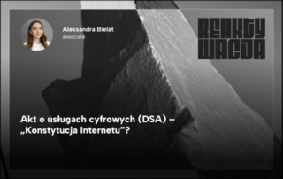 Akt o usługach cyfrowych (DSA) – „Konstytucja Internetu”?